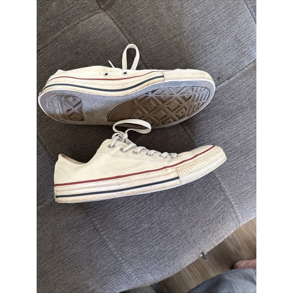 Converse Women's Chuck Taylor's All Star White Casual Shoes Sneakers Size 9 VG+ - Picture 4 of 10